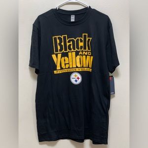 Fanatics Pittsburgh Steelers Mens T Shirt - Large - Black - New with tags